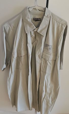 Chemise Homme Atlas For Men XXL, couleur sable, été