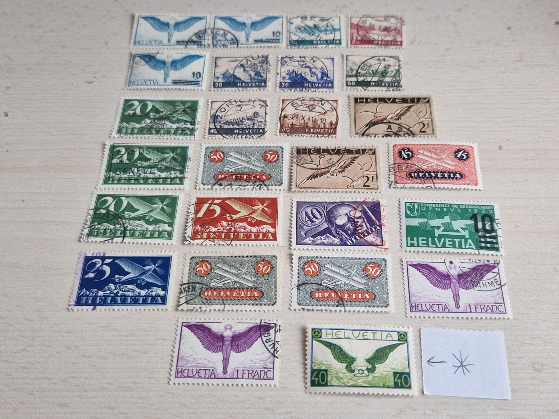 Alle Briefmarken: Ansammlung Flugpost, nicht bestimmt, ab 1.- – Gebraucht aus Burgdorf von Glossy01