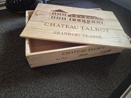 Weinkiste 6er leer 50x32.5x11cm