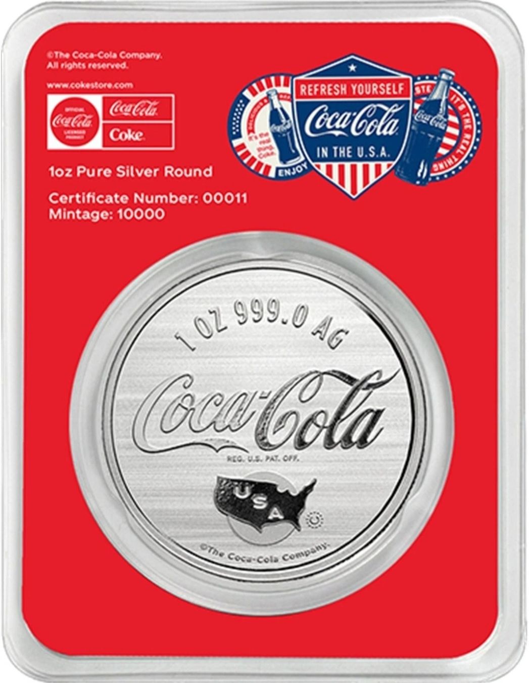 Tutti le monete: 1 OZ Silber Coca Cola in Blister – Nuovo e nell'imballaggio originale da Weinfelden venduto da shopping-island 1