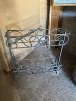Support à jardinière en fer forgé 