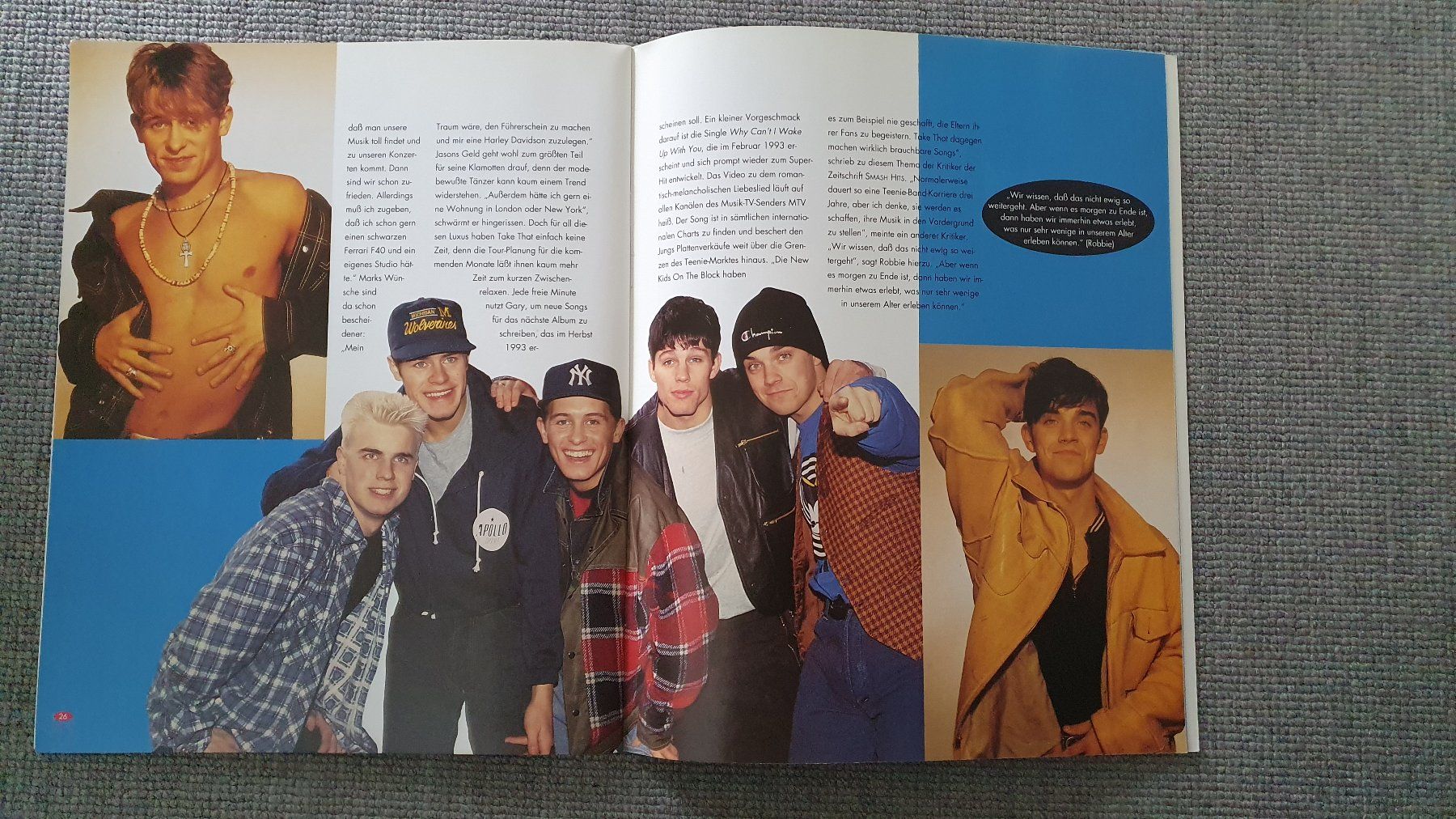 Libri: Take That / V.I.P. Paperback / 2. Auflage 1993 – Usato da Glattfelden venduto da sessa123 2