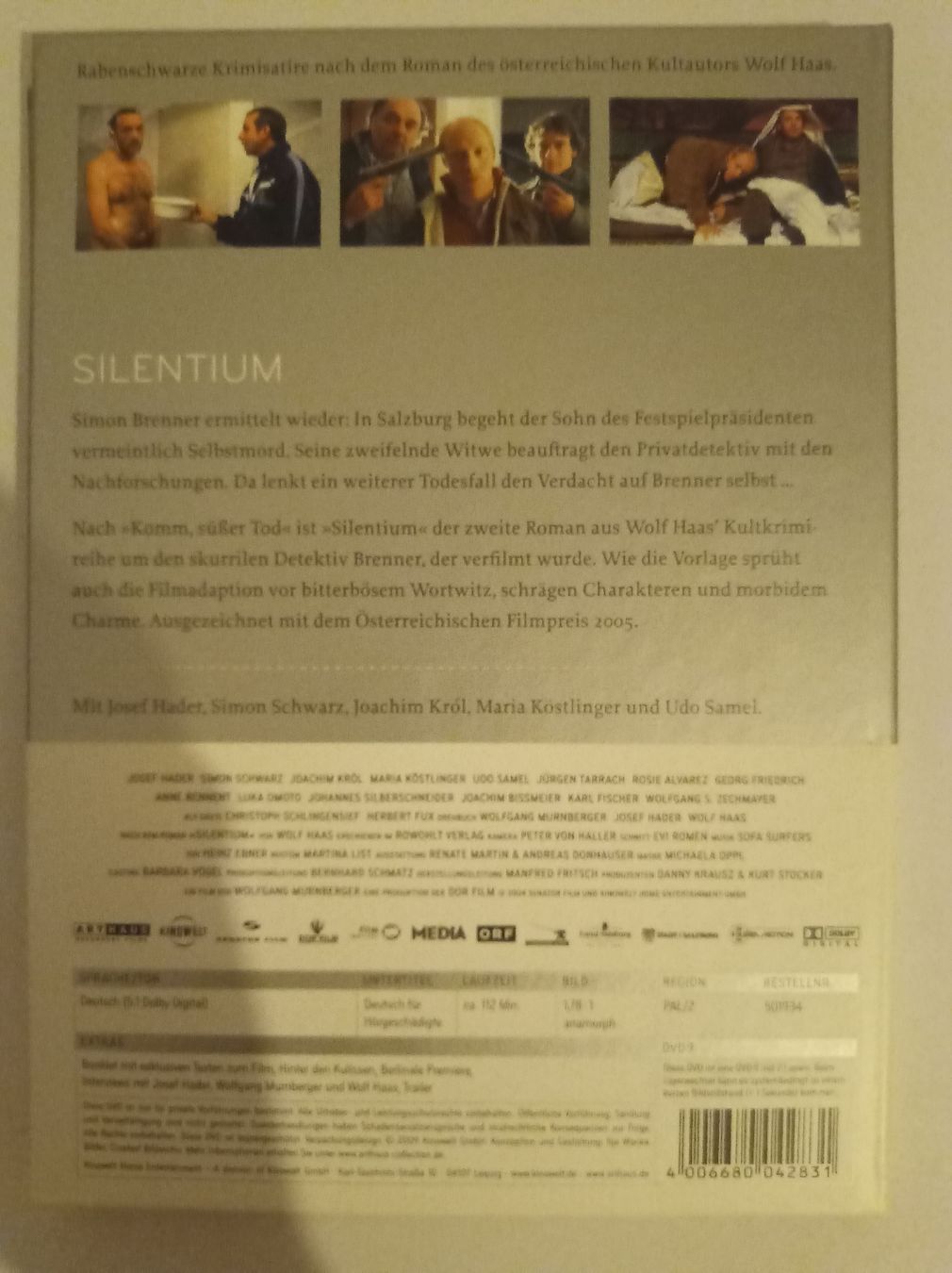 Alle DVDs: DVD - Silentium, Arthaus Collection – Gebraucht aus Tann von Veebee6 1
