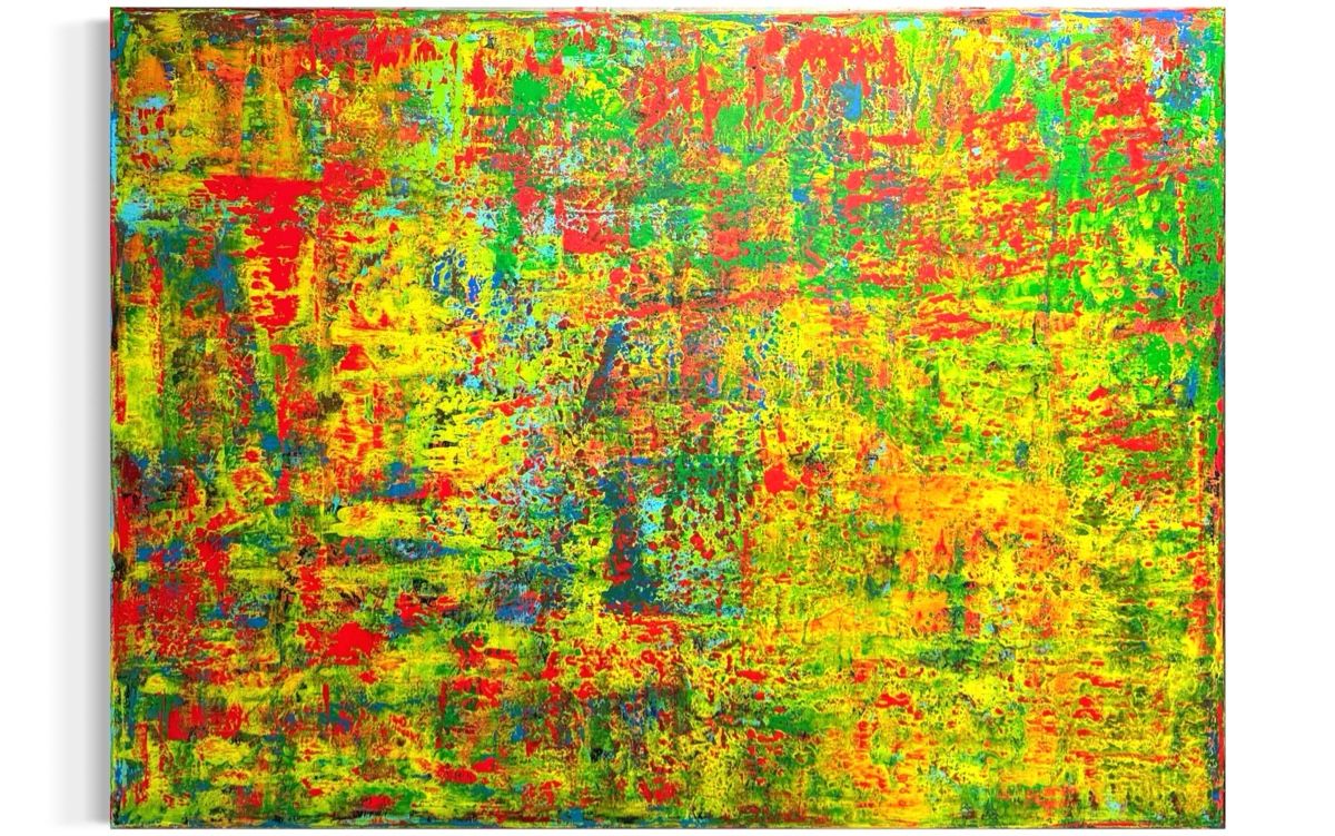 Gemälde: Grossformatiges, farbenfrohes Gemälde - 190 x 140 cm – Neu und originalverpackt aus Berikon von nimmo 1