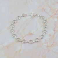 Armband Silber 925 & Rosenquarz (AB62.RQ)
