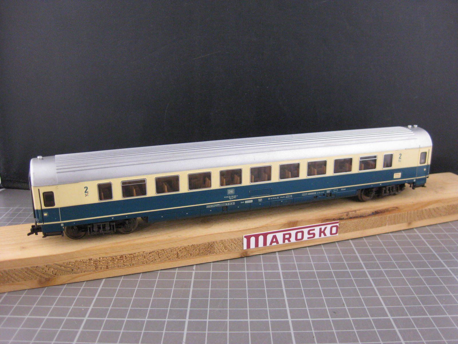 Fleischmann Modellini di ferrovie: Fleischmann 5164 DB IC Wagen 2. Klasse, mit OVP, mit KK – Usato da Malters venduto da Marosko