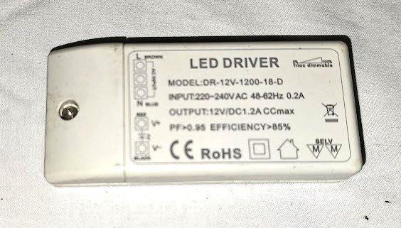 Elektronikbauteile: LED Klein-Travo 12V 1.2A Triac Dimmbar 5-100% – Neu (gemäss Beschreibung) aus Biessenhofen von ger_phm8