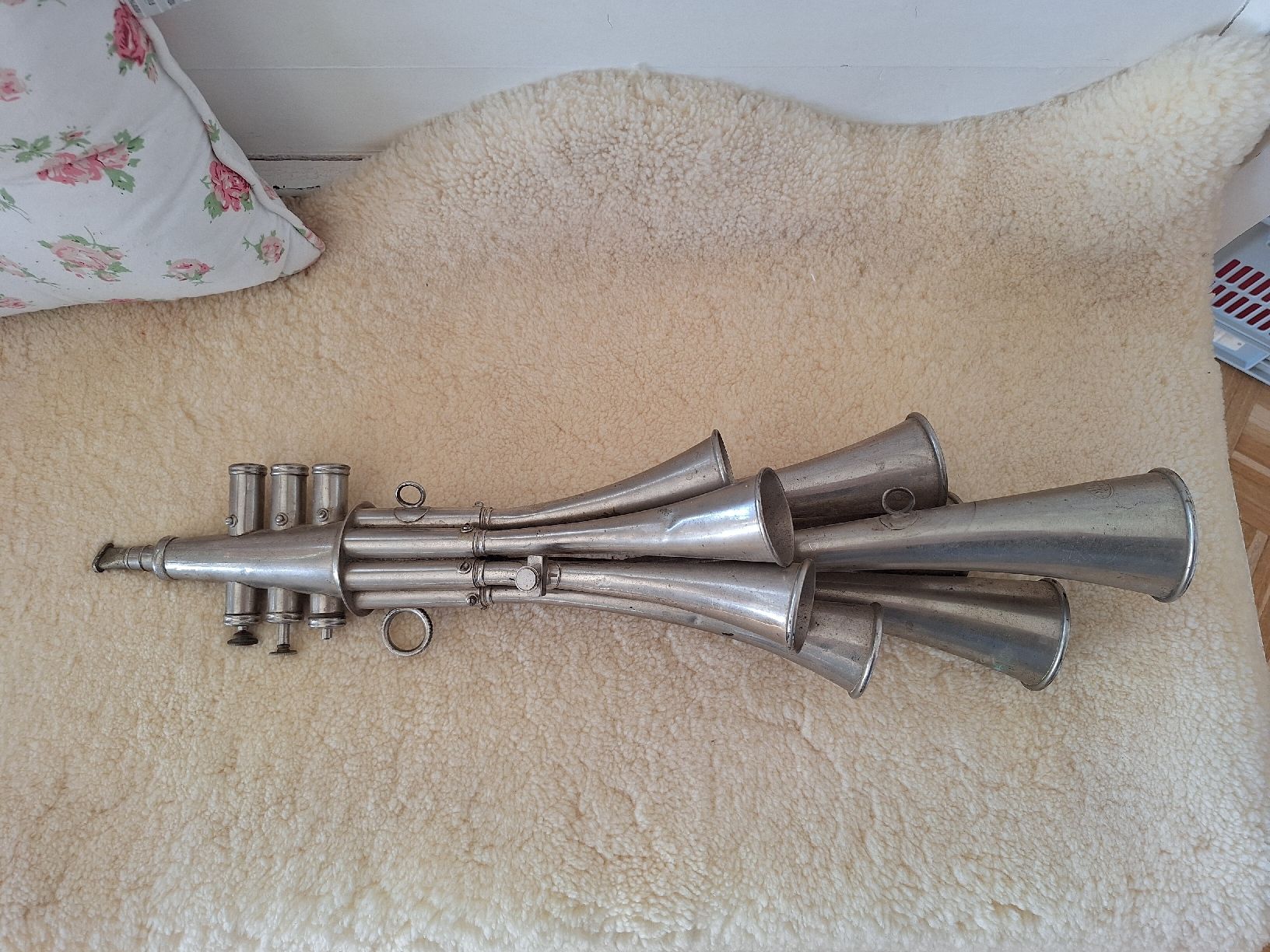 Musikinstrumente: Schalmei Silber – Defekt aus Anwil von sar_s77s