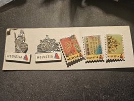 5 Helvetia Anstecknadeln Pins Raritäten 🇨🇭 Vintage