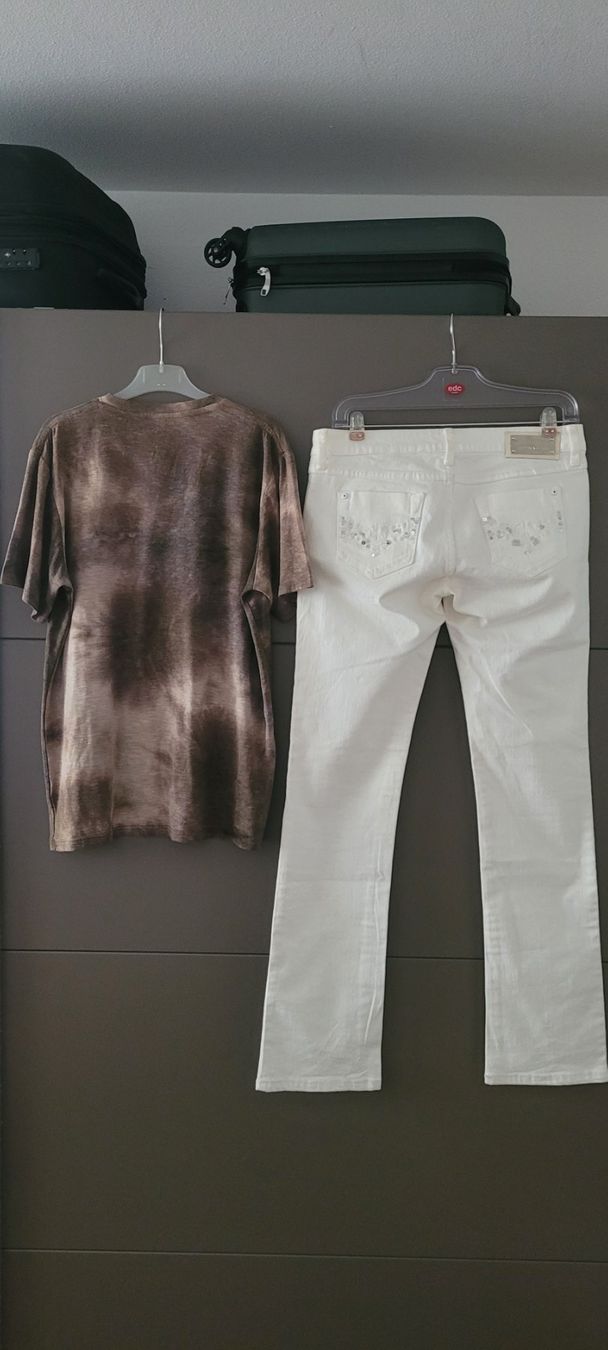 Tally Weijl Jeans: Jean TW & T-Shirt Marc Ecko taille 38/Coton/elastique – Nuovo (secondo la descrizione) da Vevey venduto da x_y_f 5