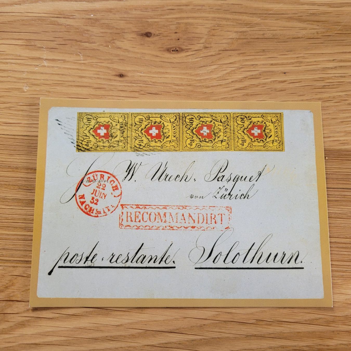 Alle Briefmarken: GS Poste Karte Solothurn – Gebraucht aus Biel/Bienne von Destockweb 1