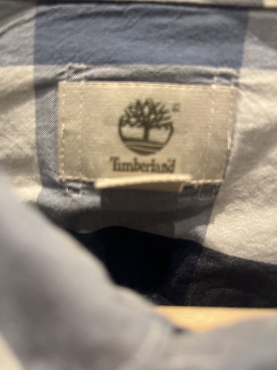Timberland Camicie: Original Timberland checkered blue & white  shirt – Usato da Rüschlikon venduto da ant_5v7g 1