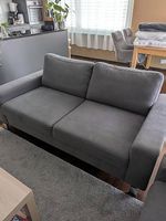 Bequemes 2er / 3er Sofa in elegantem Grau  Top Zustand!