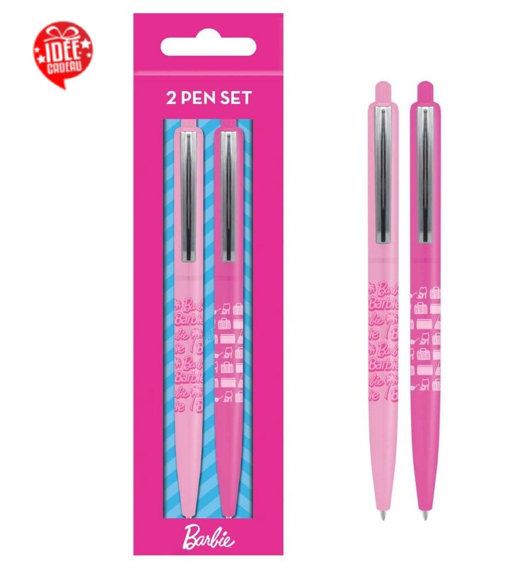 Bleistifte, Farbstifte & Kreide: BARBIE - BARBIE WORLD - SET DE 2 BICS – Neu und originalverpackt aus Châtelaine von BONNE_AFFAIRE