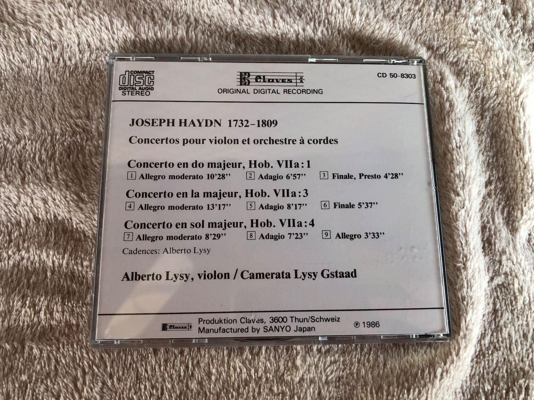 CDs: Haydn Violinkonzerte - Alberto Lysy CD – Gebraucht aus Schübelbach von Dolly990_2 2
