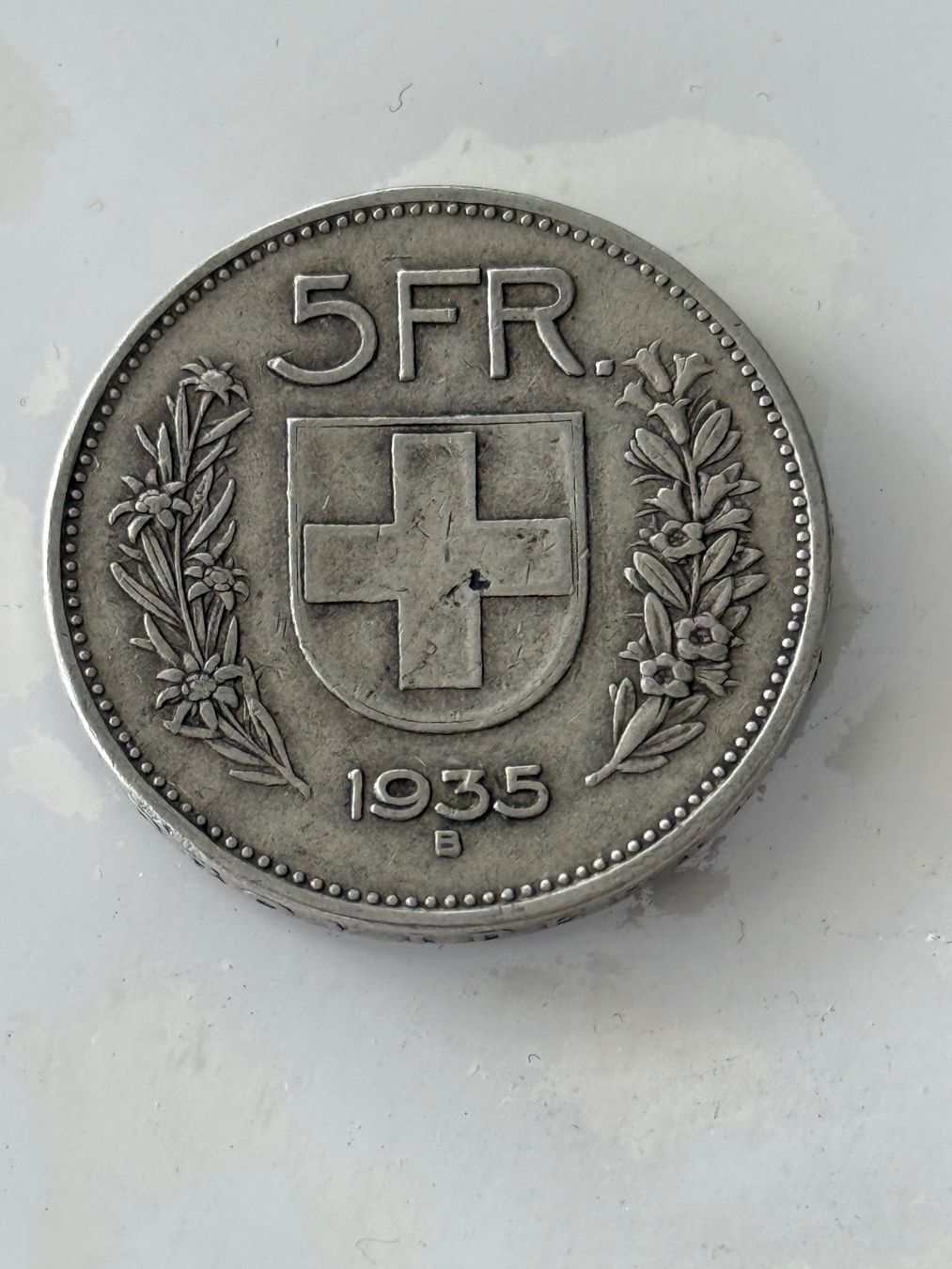 Tutti le monete: 5 Franken 1935  Silber – Usato da Wallisellen venduto da SWISS_SILVER1 1