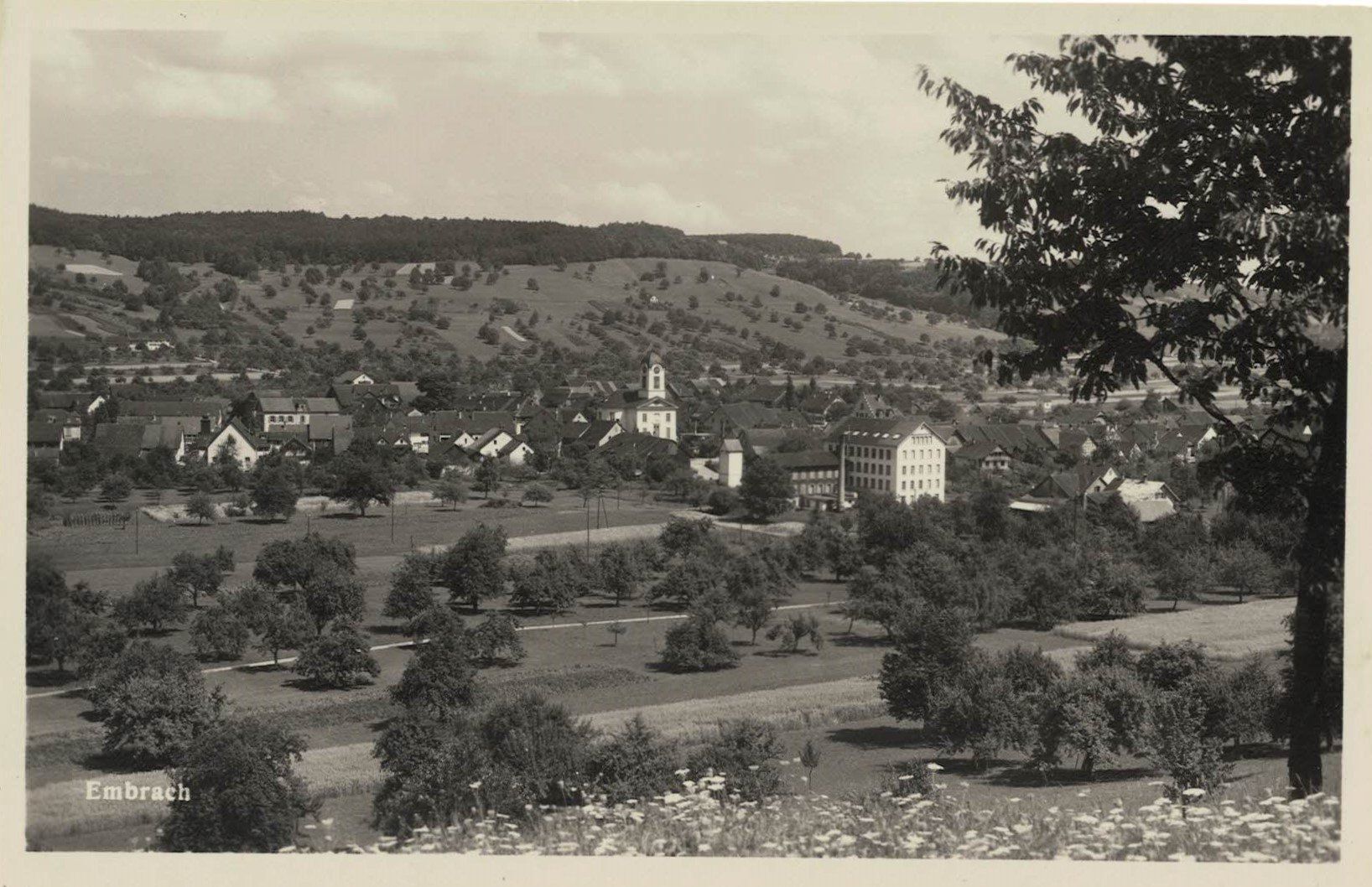 Cartoline postali: Embrach ZH Ortsansicht. Nr.3 , ca.1950 – Usato da Solothurn venduto da Bepposol