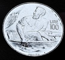 SAN MARINO 100 LIRE 1972 UNZ. *RAR*