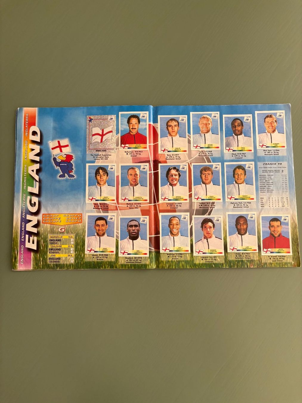 Panini Alben: Panini-Heft WM 1998 / Frankreich – Gebraucht aus Zürich von jimmy_12 4