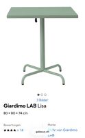 Gartentisch Giardino LAB Lisa 80x80cm pistaziengrün