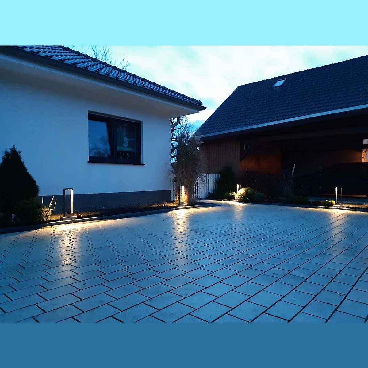 Lampen: LED Stehleuchte, IP54, Anthrazit – Neu (gemäss Beschreibung) aus Kreuzlingen von Smart-Light 2