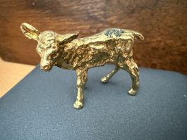 Vintage Metall Lamm Statuette