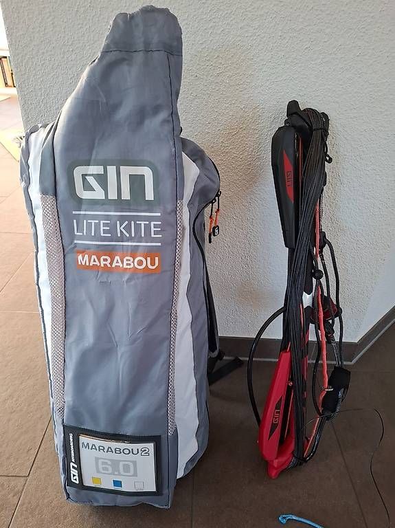 Aquilone: Hybridkite Gin Marabou 2, Grösse 6 qm – Nuovo (secondo la descrizione) da Seedorf UR venduto da Jsector 1