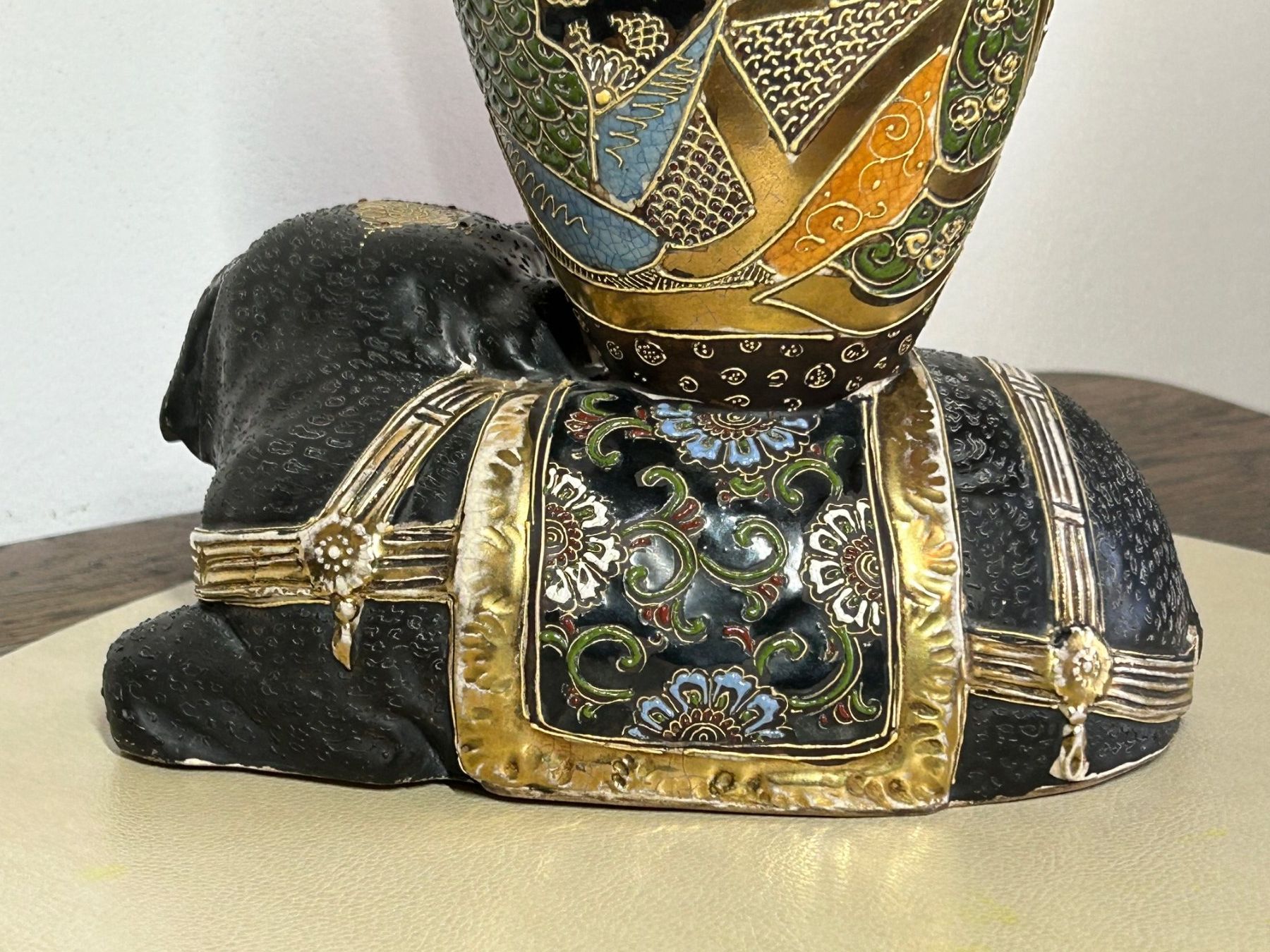 Vasi & Recipienti: Antike Satsuma Vase mit Elefant, handbemalt – Usato da Rocourt venduto da Vijay02 6