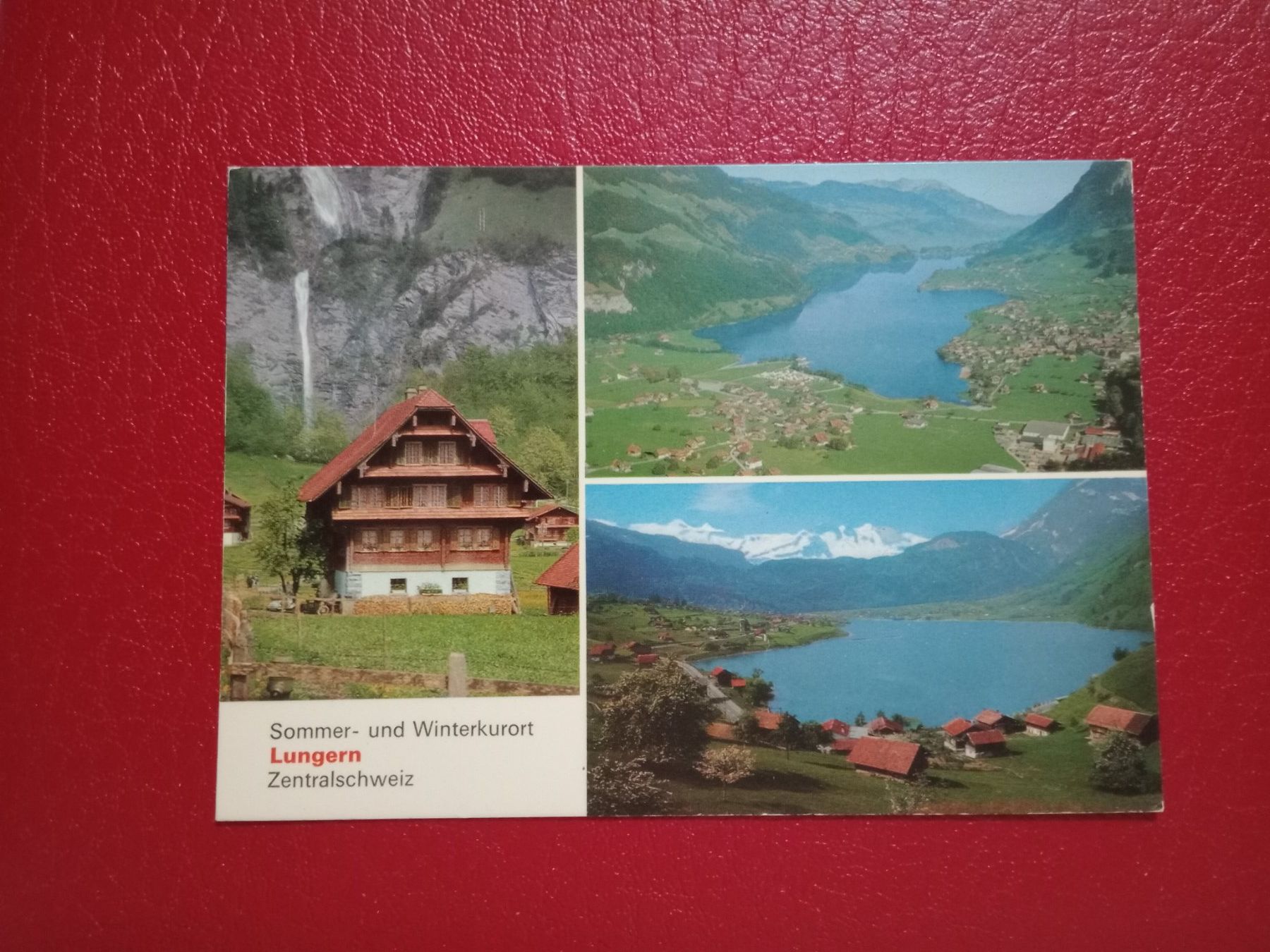 Cartoline postali: Lungern Obwalden mehrbildrig 1977 – Usato da Küttigen venduto da Melisch1000