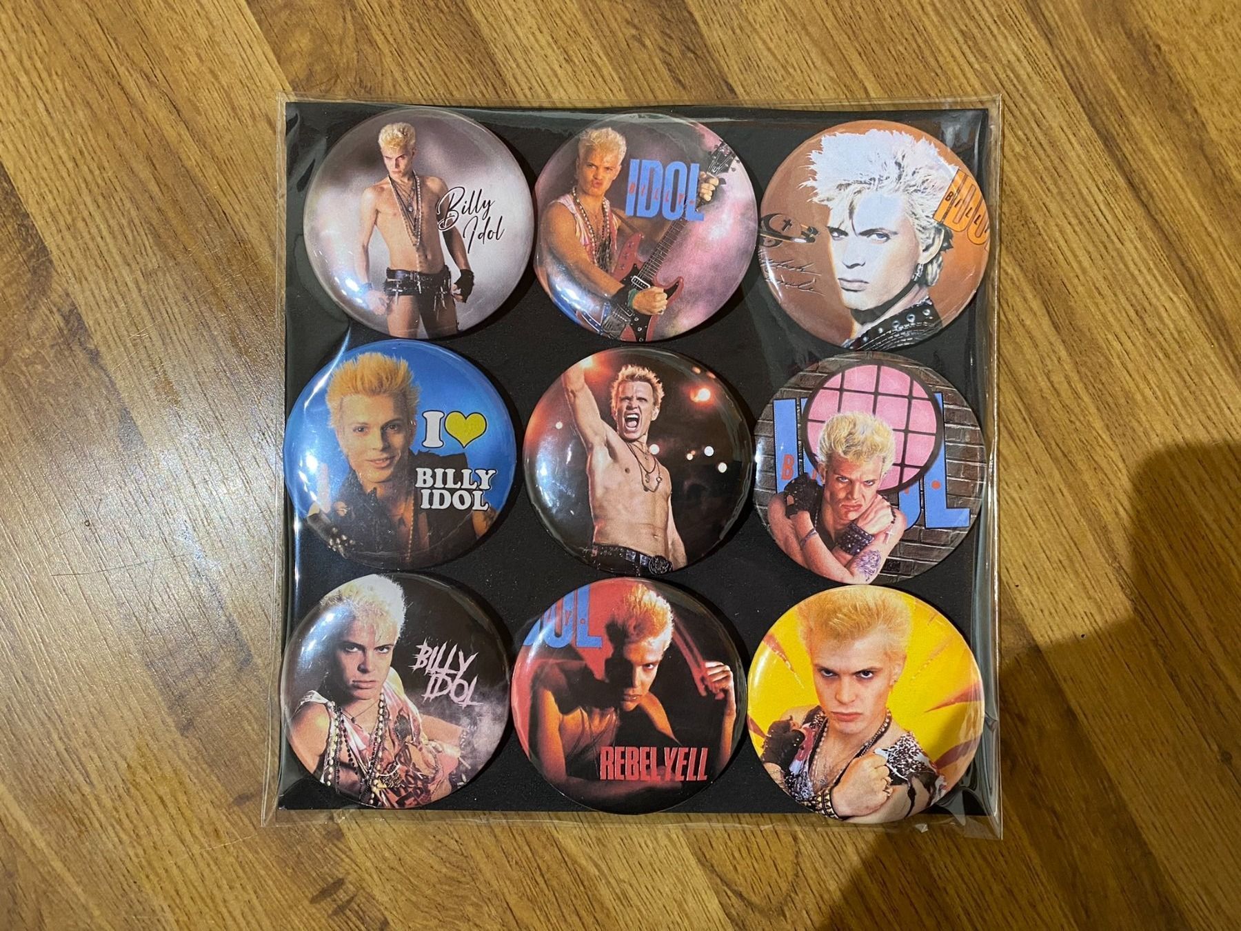 Plaketten & Abzeichen: Billy Idol Pin Ansteck & Magnet Badges, Neu! – Neu (gemäss Beschreibung) aus Basel von FatCatPacksTheRatt