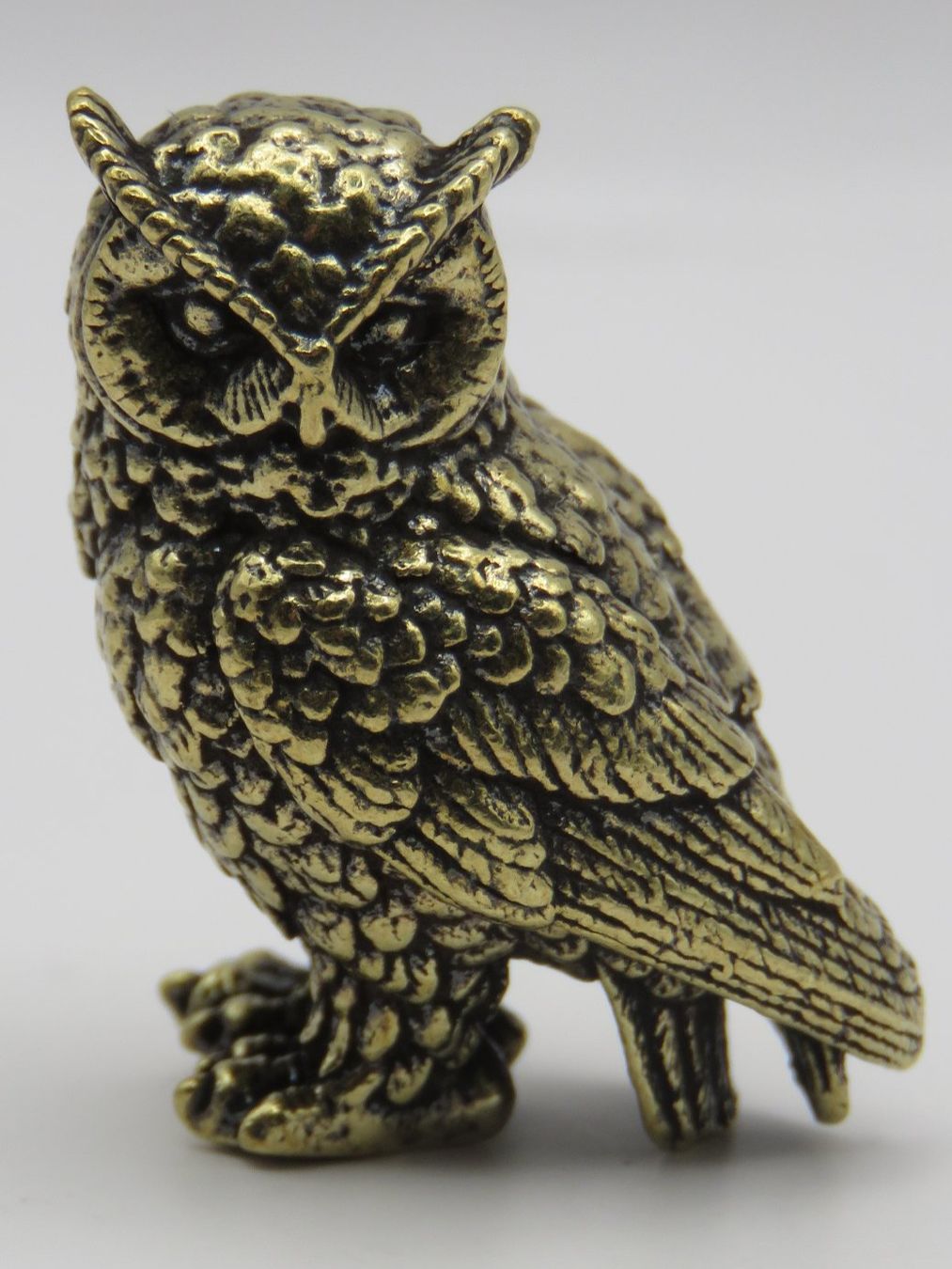 Statuette: Süsse - EULE aus Messing - Dekoration - 3x2cm – Nuovo e nell'imballaggio originale da Grenchen venduto da Yamahwildstar16 1