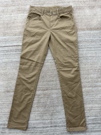 Pantaloni Benetton Skinny Stretch 170 cm, color kaki