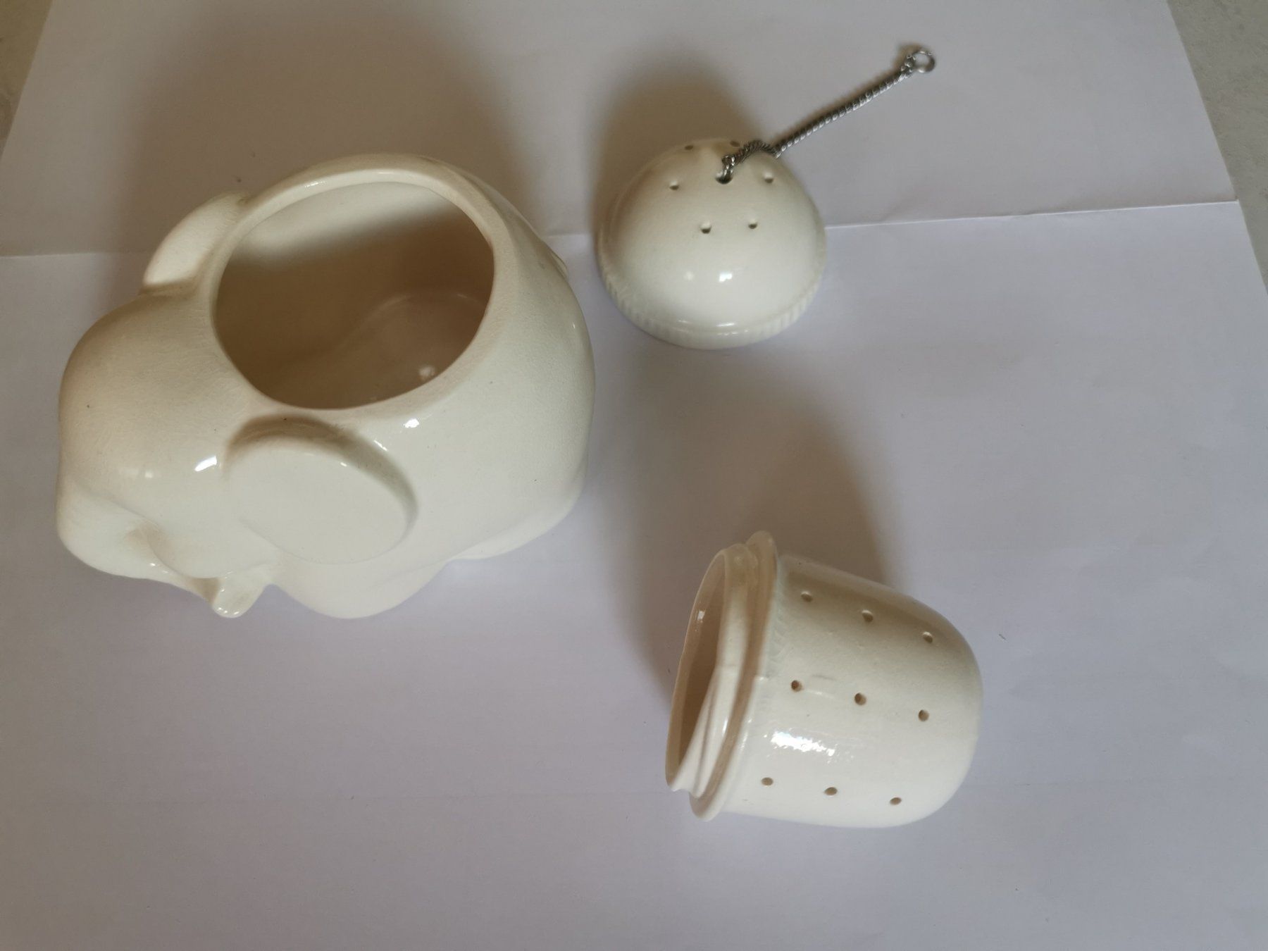 Set di piatti: Boule à thé  en forme d’éléphant – Nuovo (secondo la descrizione) da Courtepin venduto da mara_1808 1