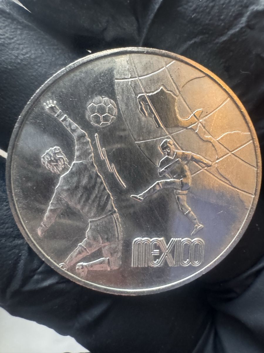 Medaglie: Fussball WM 1970 Silbermedaille – Usato da Birsfelden venduto da Berg41_7 2