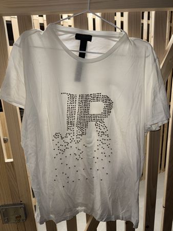 John Richmond T-Shirt Grösse XXL in weiss