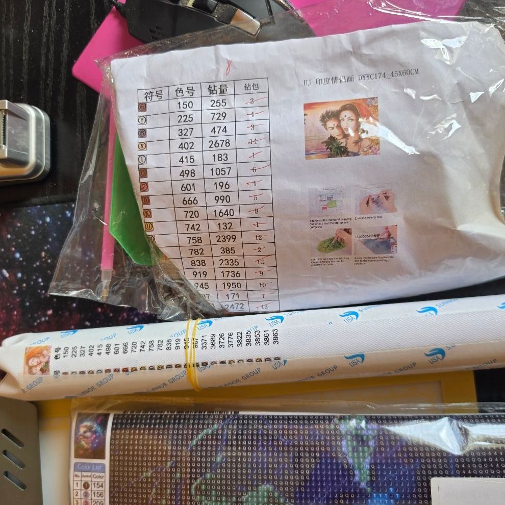 Bastelsets: DIAMONF PAINTING 8 STK. – Neu und originalverpackt aus Dintikon von bonita099 6