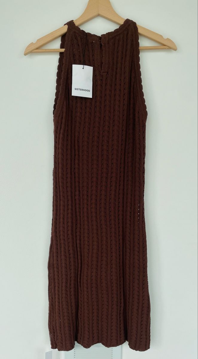 Vestiti: Braunes Strickkleid/ Bikini Coverup – Nuovo (secondo la descrizione) da Hirzel venduto da jan_vqt5 3