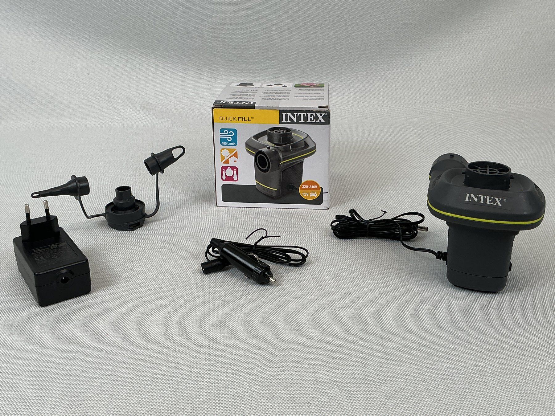 Intex Accessori per Piscine: INTEX Quick-Fill elektrische Luftpumpe – Nuovo (secondo la descrizione) da Richterswil venduto da Restwert_Richterswil