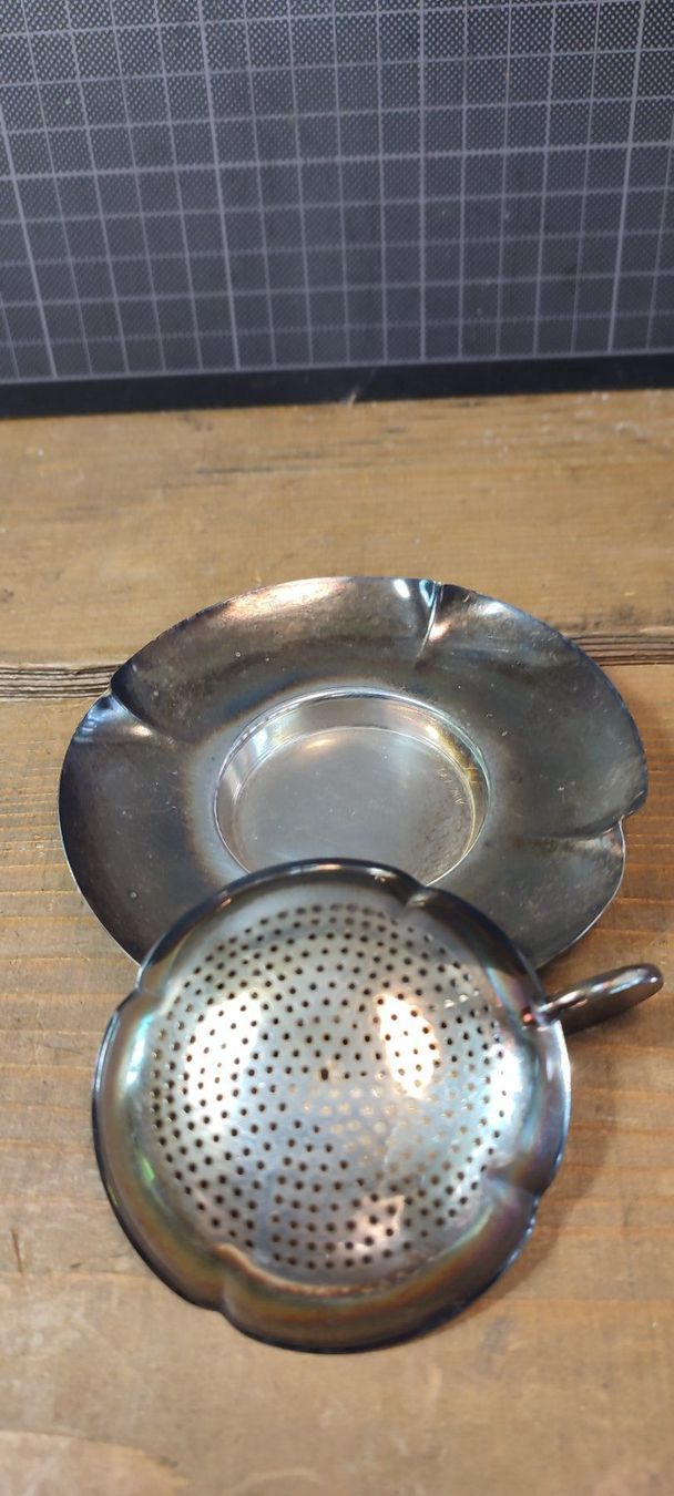 Set di piatti: Antike Teebeutel abtropf Teller – Usato da Gelterkinden venduto da MYSTOREFORYOU4460 1