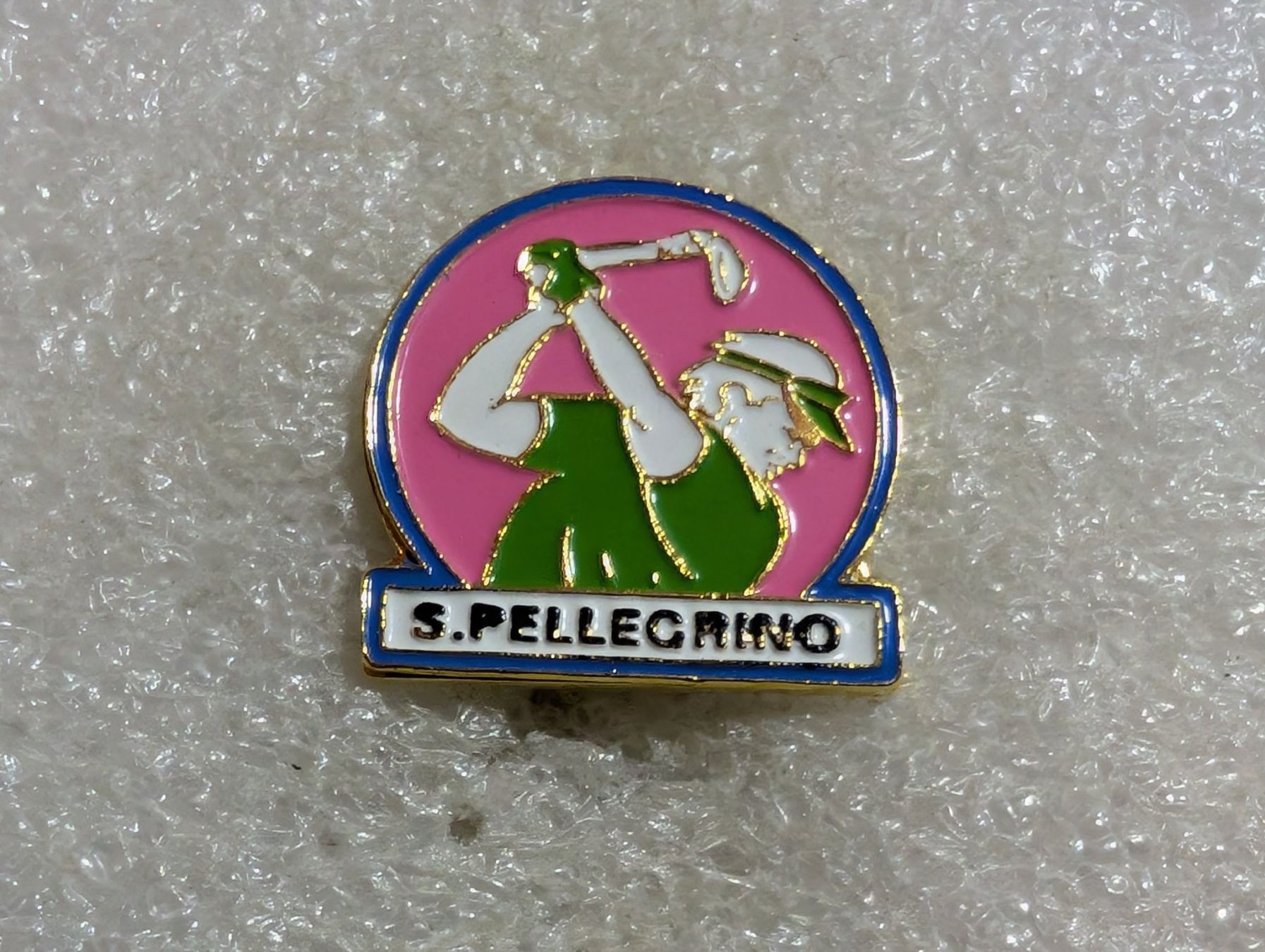 Placchette & Badge: Ansteckpin 196: S. Pellegrino – Usato da Oppligen venduto da Pin-Fall-Shop