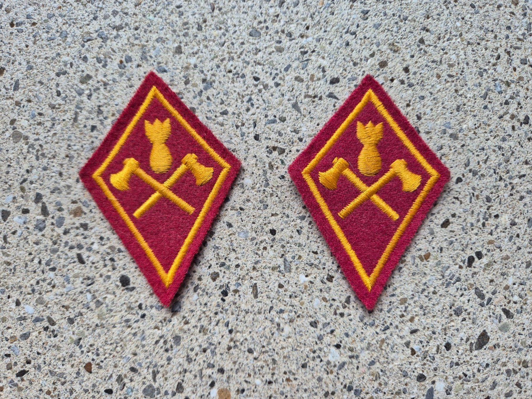 Schweizer Armee Placchette & Badge: *** Kragenspiegel Rettunssoldat *** – Usato da Riedholz venduto da fr_sIruP