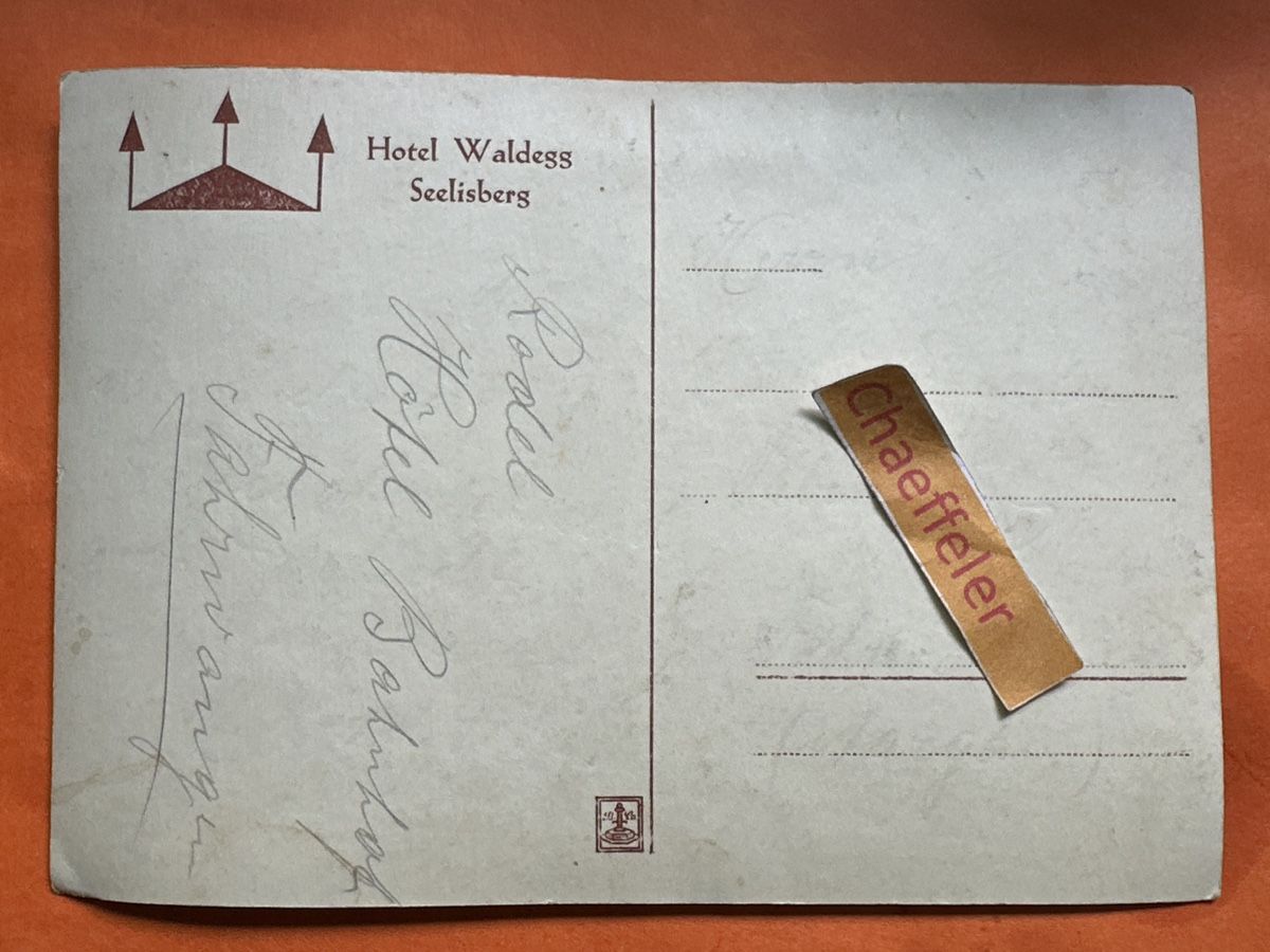 Ansichtskarten: Hotel Waldegg, Seelisberg – Gebraucht aus Zürich von Chaeffeler 1