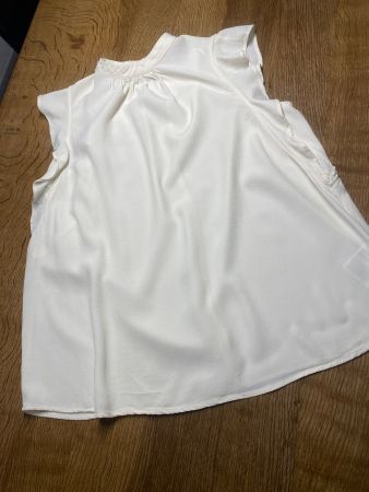 C&A Blusentop / Flügelärmchen-SHIRT GR.XL/44/46 ecrù