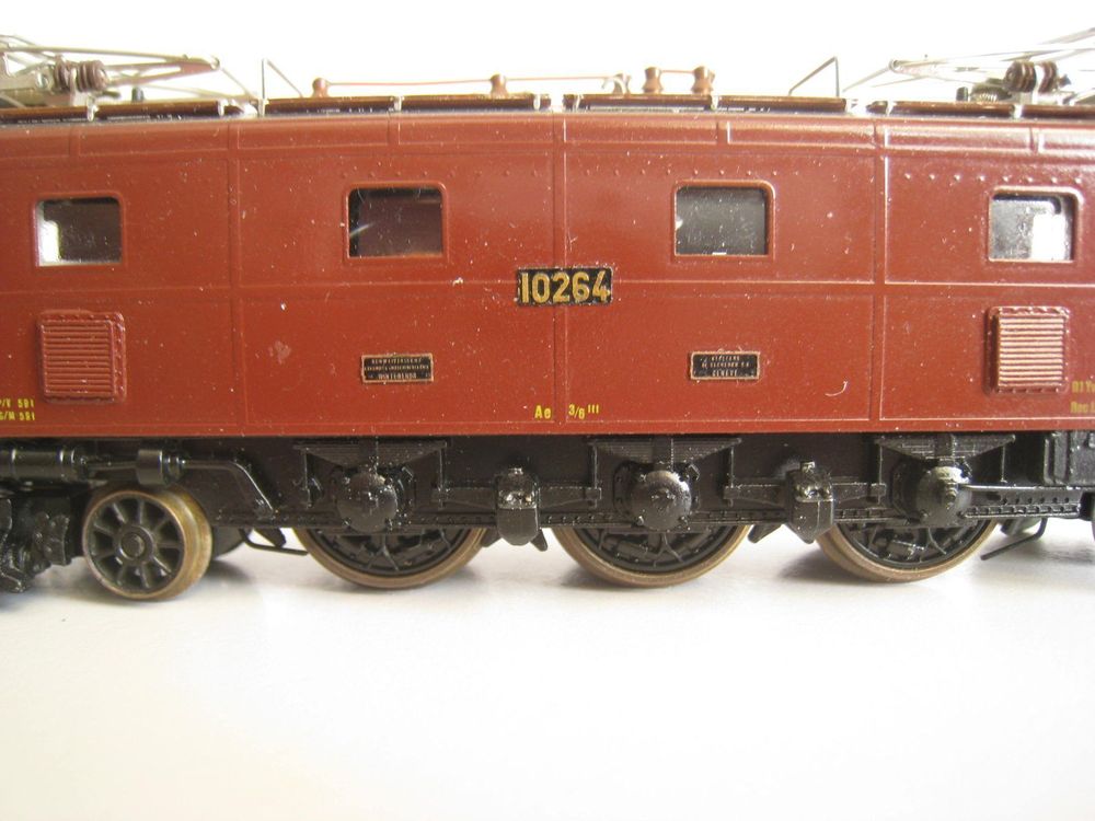 Morep SBB Ae3/6 III 10264 braun, Historische Lok,Rp. 25Räder (Gebraucht ...