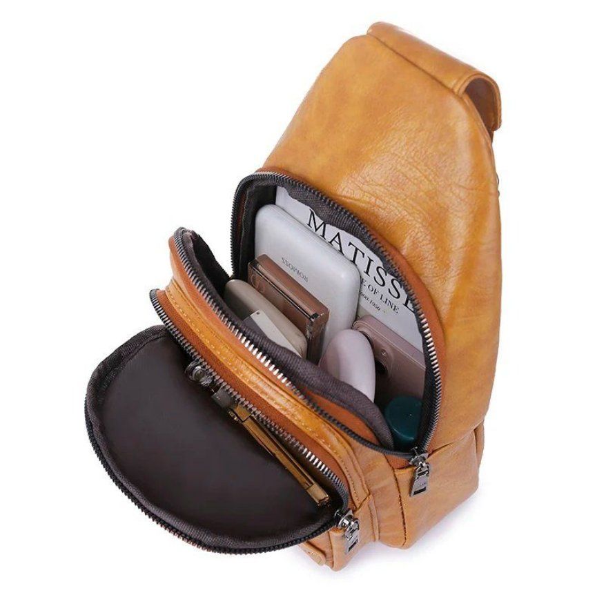 Borse: Multifunktionale Umhängetasche Retro aus PU-Leder – Nuovo e nell'imballaggio originale da Lausanne venduto da NOVA-STORE 8