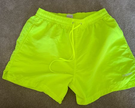 Short de bain Zagano jaune fluo  M maillot de bain homme, M