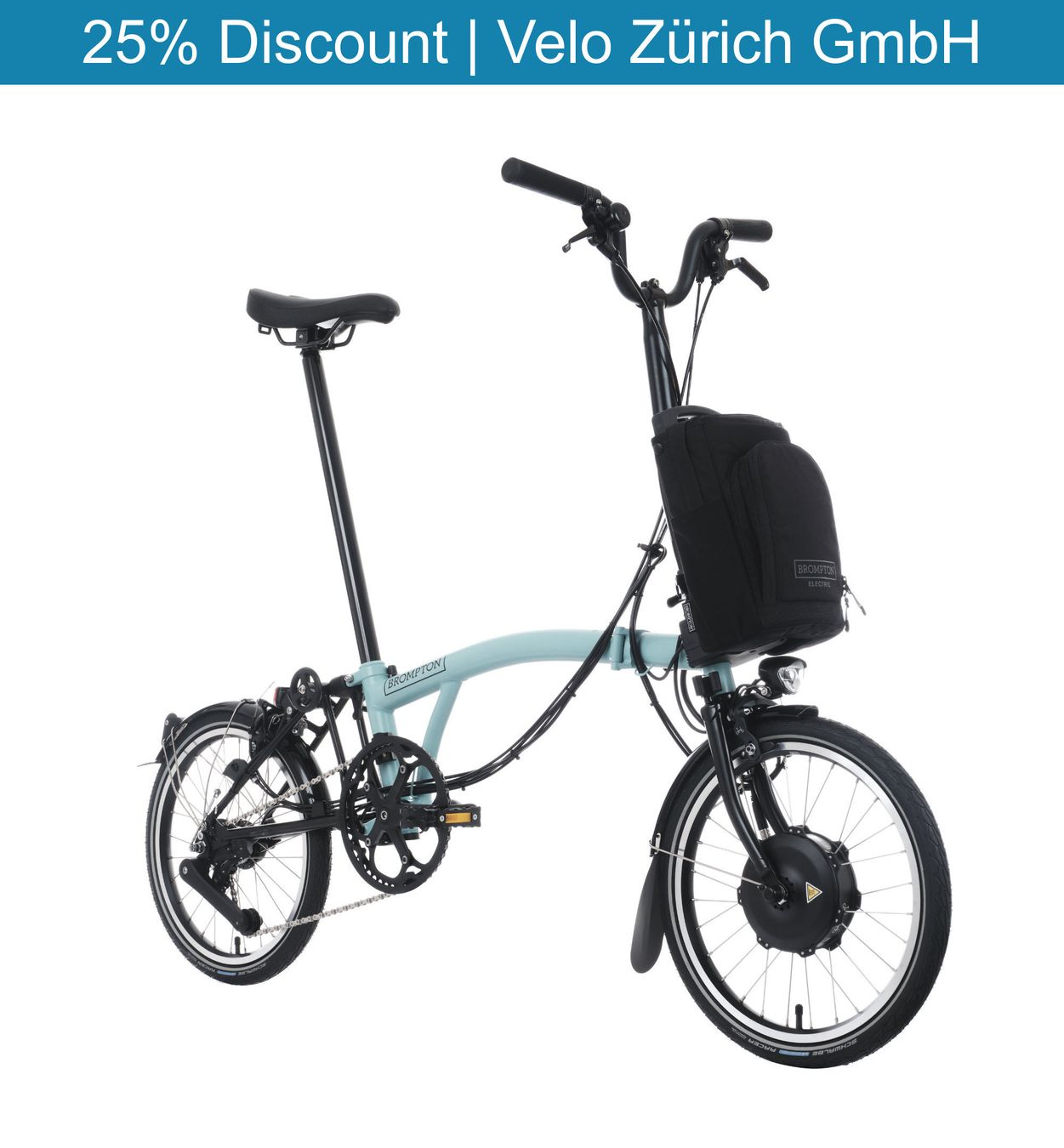 Velos: Faltvelo Brompton C Line Electric – Neu (gemäss Beschreibung) aus Zürich von Faltvelos