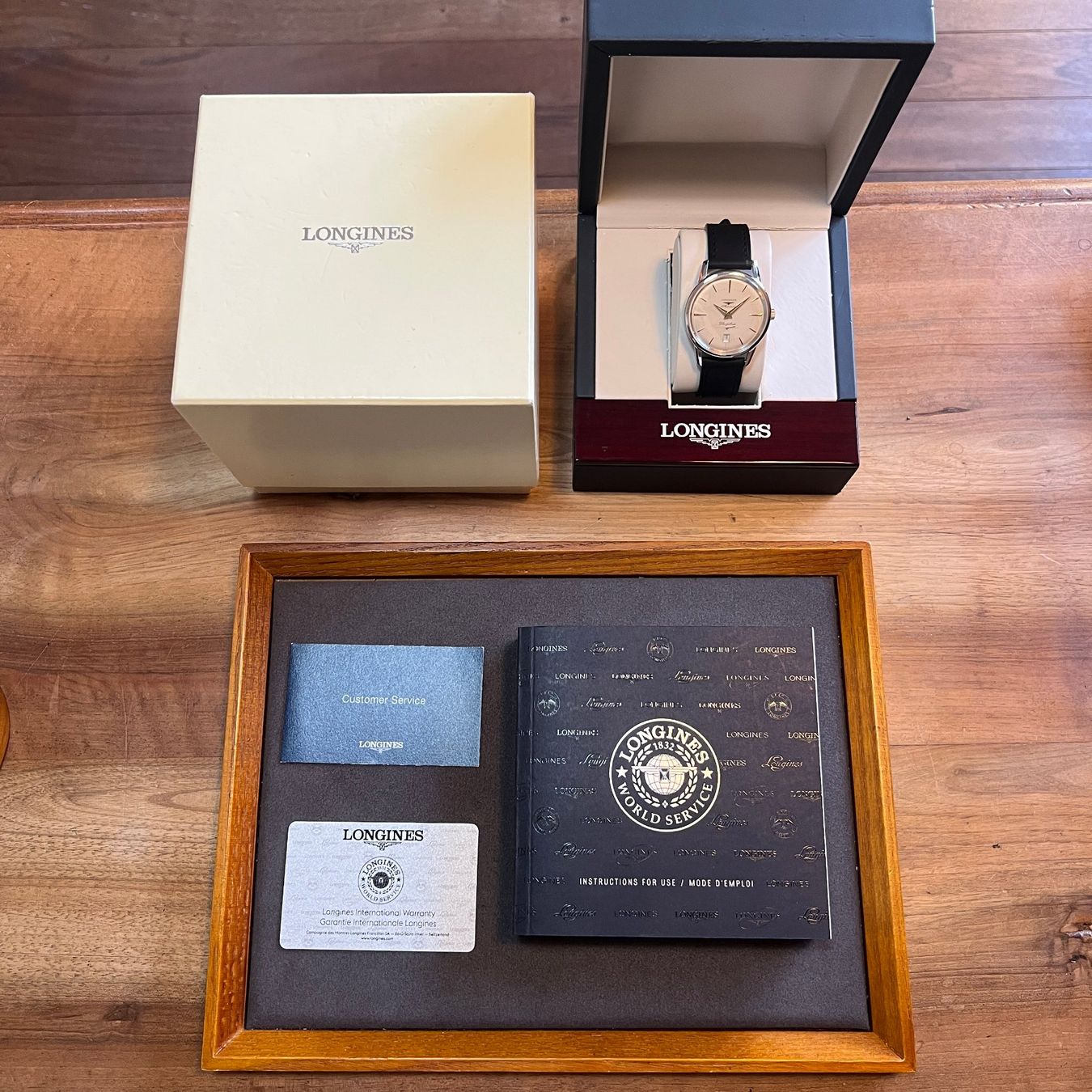 Longines Montres: Longines Flagship Automatic Date Full Set L4.795.4 – D'occasion à Carouge GE par Watchaser 9