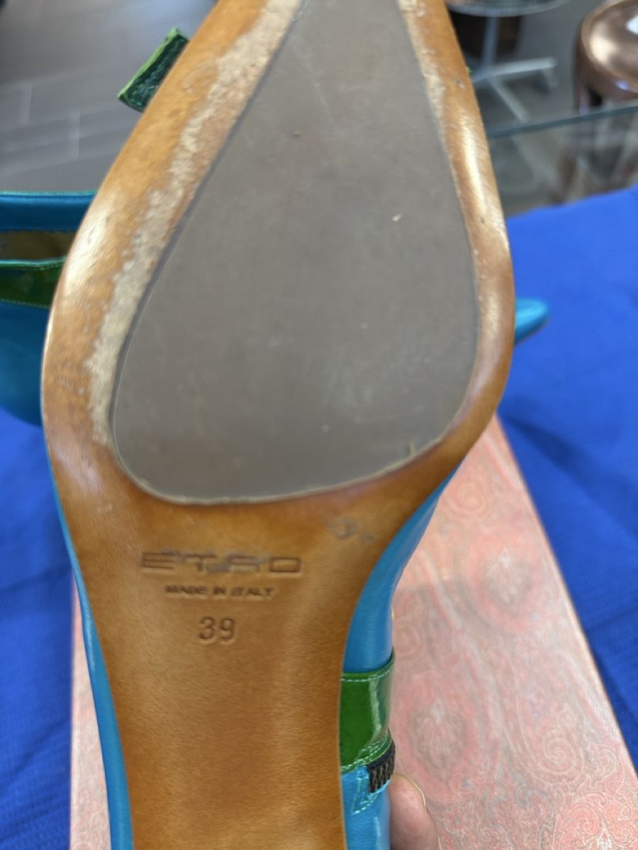 Etro Chaussures femmes: Etro Stiefeletten Leder blau Grösse 39 – D'occasion à Wildegg par otown-brocki 2