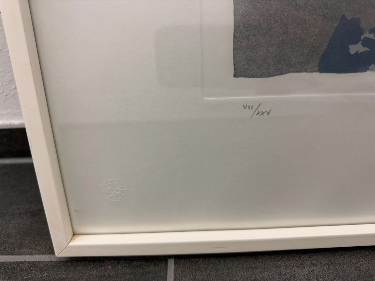 Grafica & Litografie: Grosse Litographie, Giuseppe Santomaso 1988, handsigniert – Usato da Horn venduto da HanSolo. 3